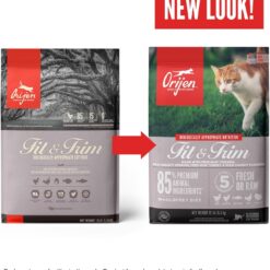 ORIJEN Fit & Trim Grain Free High Protein Premium Dry Cat Food 12lb Bag