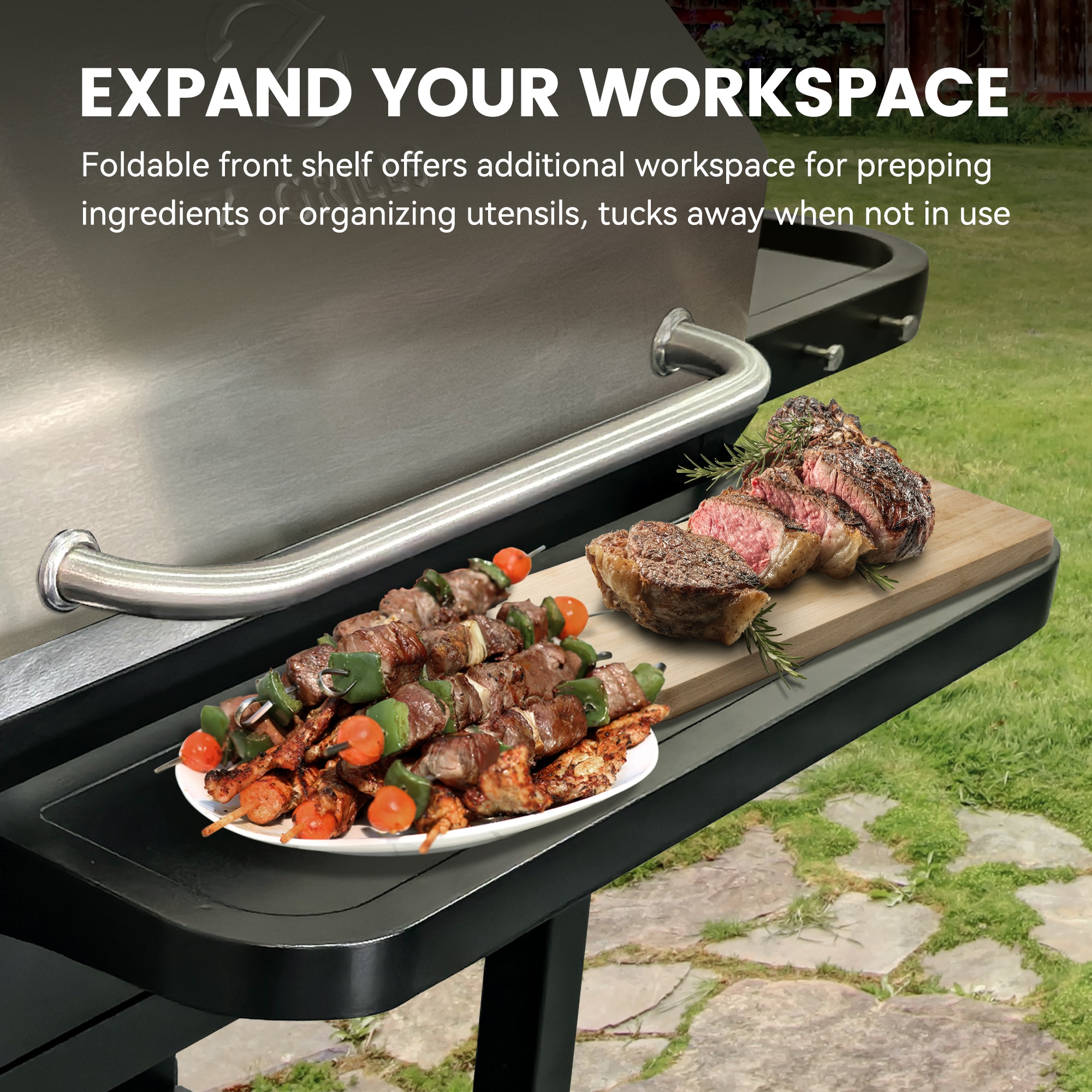 Z GRILLS ZPG-10002B2E 1057-Sq. in Sliver Pellet Grill