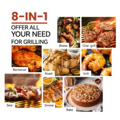 Z GRILLS ZPG-10002B2E 1057-Sq. in Sliver Pellet Grill