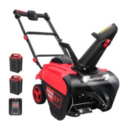 PowerSmart 80-volt 21-in Single-stage Push Battery Snow Blower 6 Ah (Charger Included)