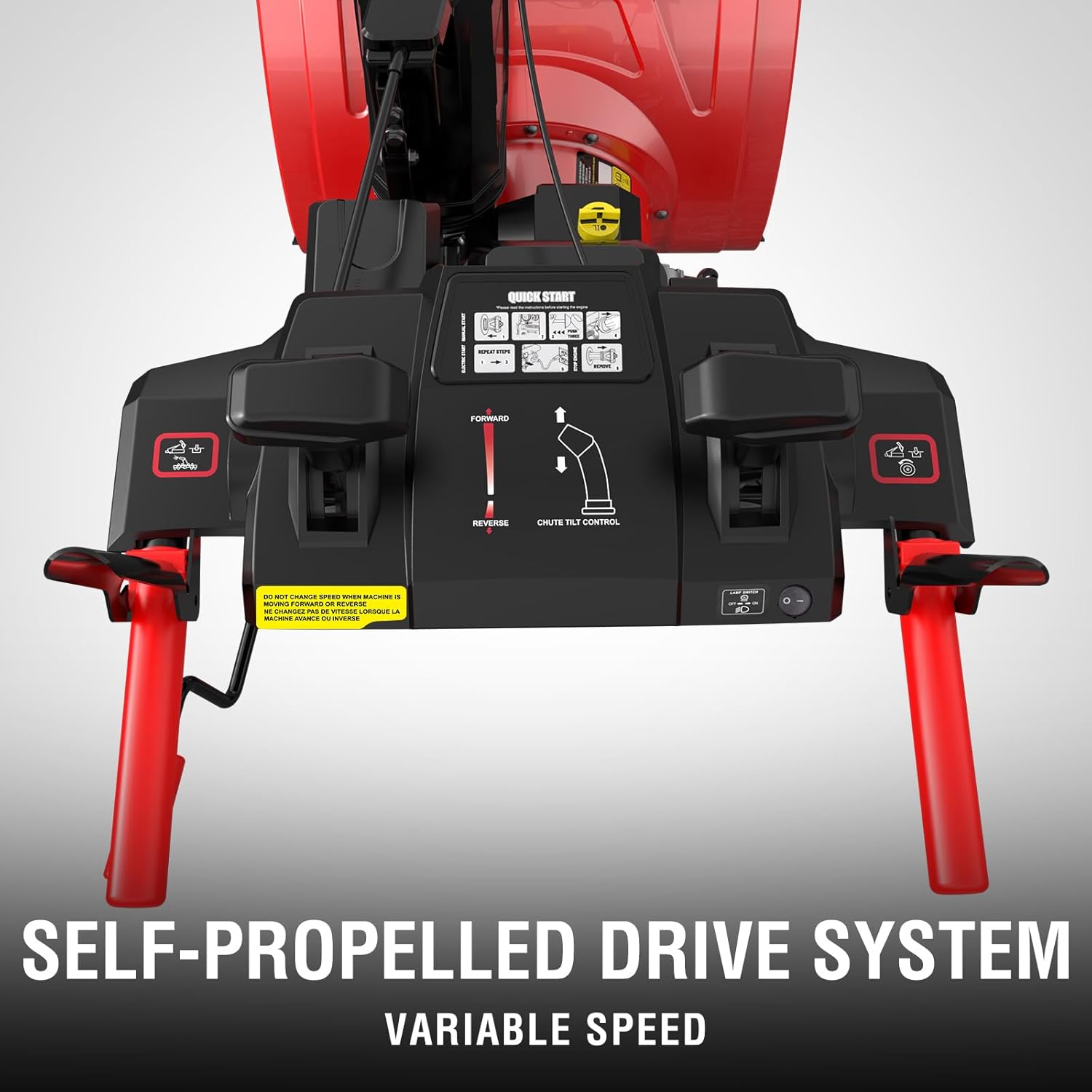 PowerSmart Snow Blower Gas Powered 24 in. 252cc OHV Engine with Eletric Start, 13 in. Airless Tires, Self-Propelled Two-Stage Snowblower