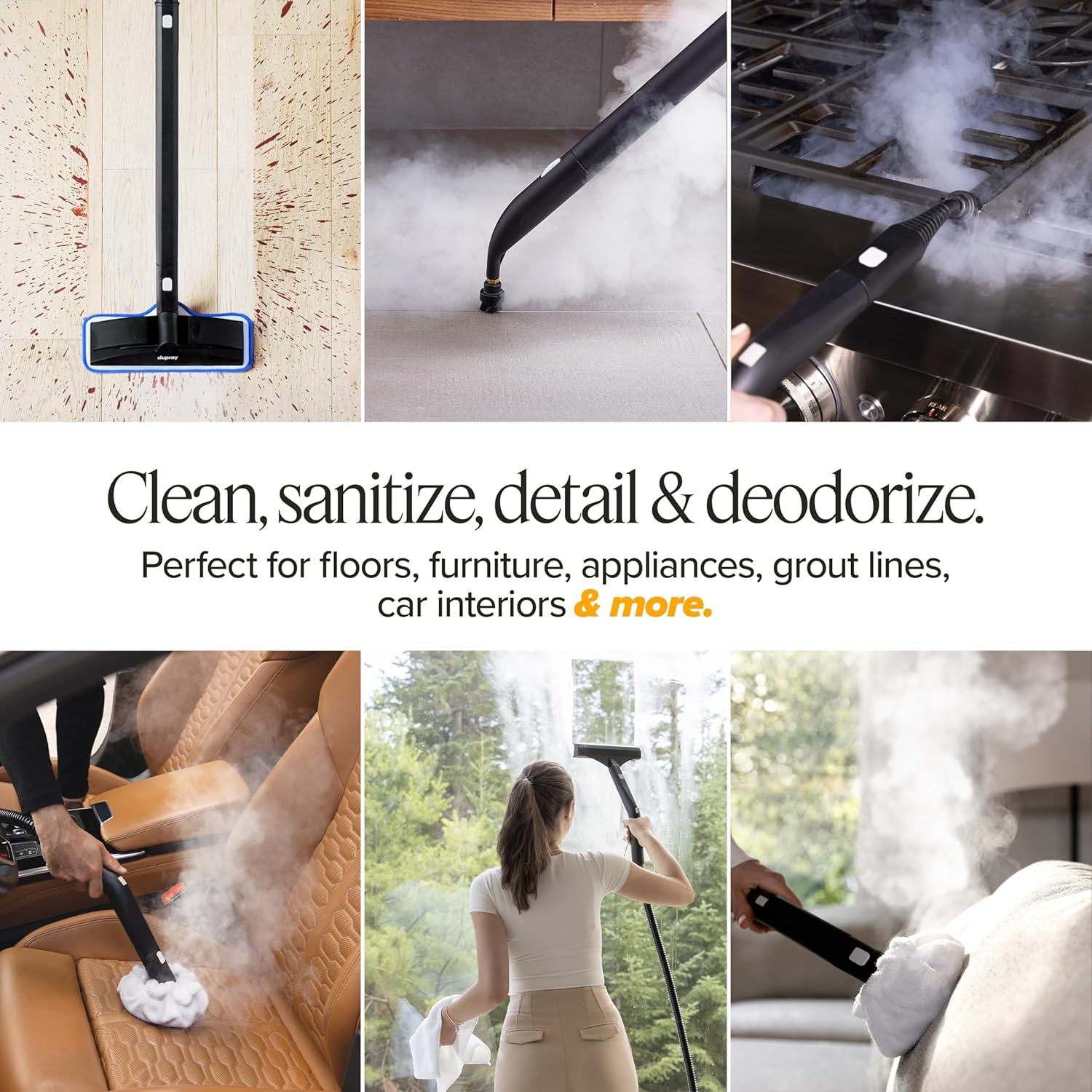 Dupray Neat Plus Steam Cleaner with 17-Piece Accessory Kit - Image 3