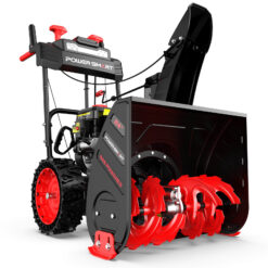 PowerSmart 24'' 252cc Two Stage Self-Propelled Gas Snow Blower w/ Electric Start