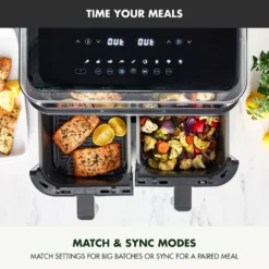 GreenPan Bistro 10qt 360 Clear View Double Air Fryer