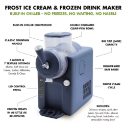 GreenPan Frost Ice Cream and Frozen Drink Maker, Berry
