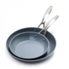 GreenPan 8" and 10" Valencia Pro Ceramic Nonstick Fry Pan Set