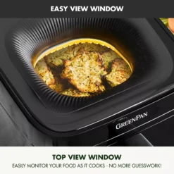GreenPan Cyclone 7qt Top-View Air Fryer