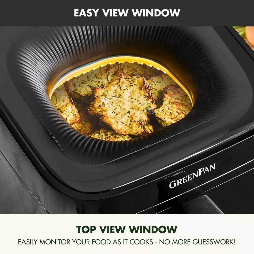 GreenPan Cyclone 7qt Top-View Air Fryer