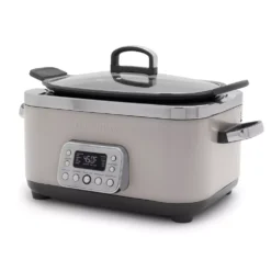 GreenPan Elite 6qt Slow Cooker, Cloud Gray