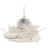 GreenPan Rio Advanced 10pc Cookware Set, Cream
