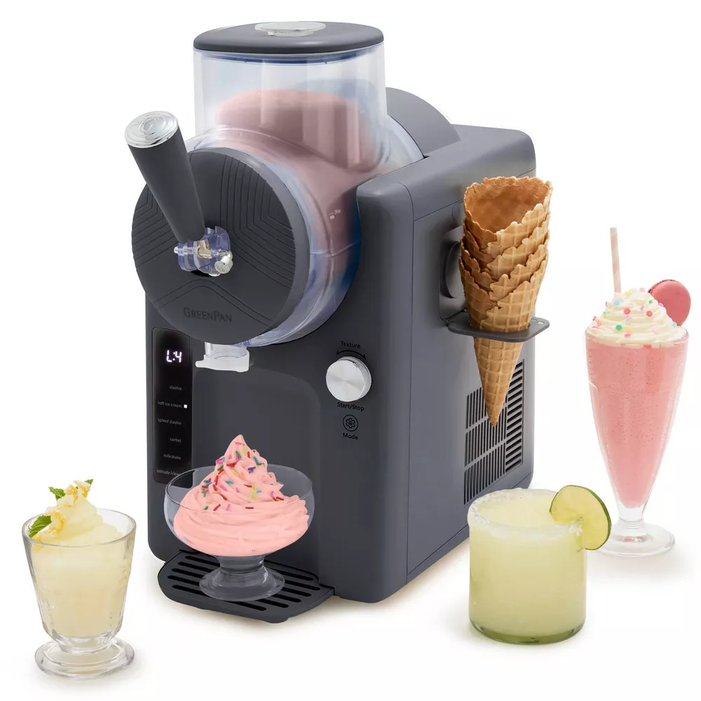 GreenPan Frost Ice Cream and Frozen Drink Maker, Licorice