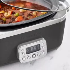 GreenPan Elite 6qt Slow Cooker, Graphite