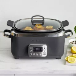 GreenPan Elite 6qt Slow Cooker, Graphite