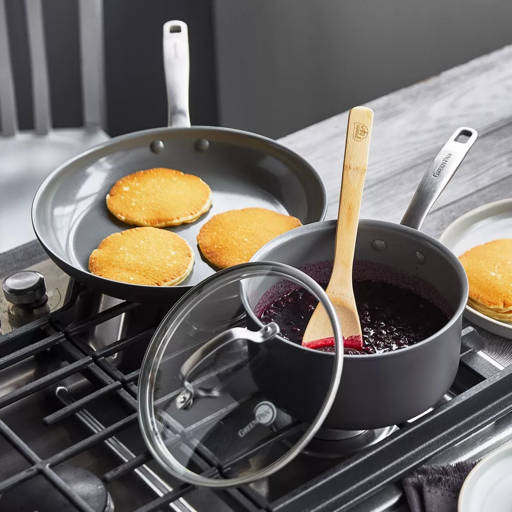 GreenPan Chatham 10pc Hard Anodized Healthy Ceramic Nonstick Cookware Set
