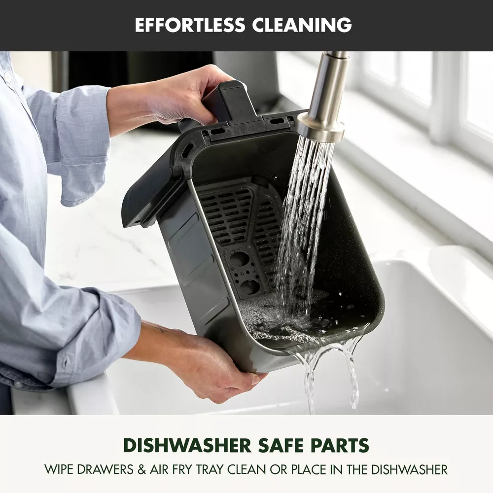 GreenPan Bistro 10qt 360 Clear View Double Air Fryer