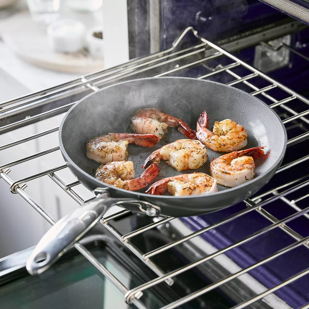 GreenPan Valencia Pro 11pc Ceramic Set with 3 Bonus Protectors Black