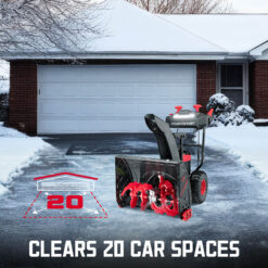 PowerSmart 80V 24'' Two Stage Self-propelled Cordless Snow Blower HB2805