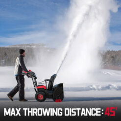 PowerSmart 80V 24'' Two Stage Self-propelled Cordless Snow Blower HB2805