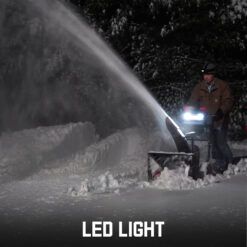 PowerSmart 80V 24'' Two Stage Self-propelled Cordless Snow Blower HB2805