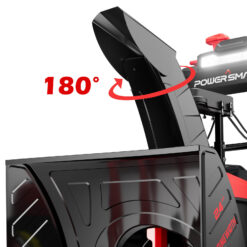 PowerSmart 80V 24'' Two Stage Self-propelled Cordless Snow Blower HB2805
