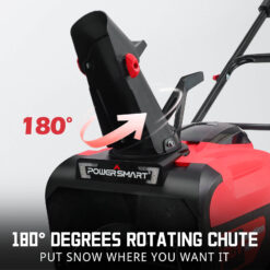 PowerSmart 80-volt 21-in Single-stage Push Battery Snow Blower 6 Ah (Charger Included)