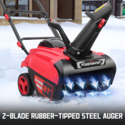 PowerSmart 80-volt 21-in Single-stage Push Battery Snow Blower 6 Ah (Charger Included)