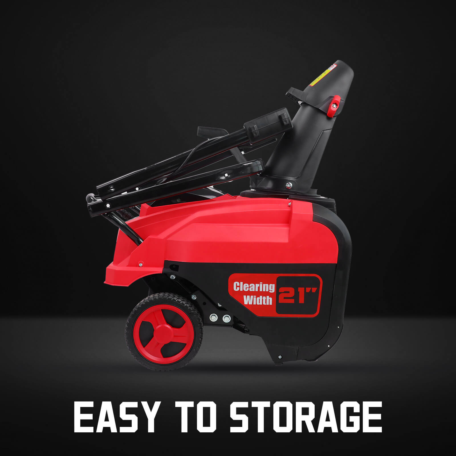 PowerSmart 80-volt 21-in Single-stage Push Battery Snow Blower 6 Ah (Charger Included)