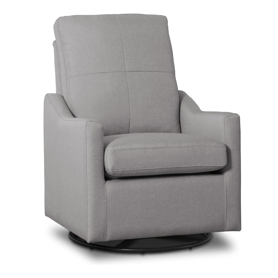 Delta Children Kenwood Glider Swivel Rocker Chair, French Grey