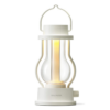 BALMUDA The Lantern | Rechargeable LED Lantern | 3 Light Modes: Candle, Amber, & Warm White | White