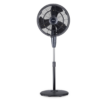 NewAir Outdoor Misting Fan and Pedestal Fan in Black, Cools 500 sq. ft. with 3 Fan Speeds and Wide-Angle Oscillation