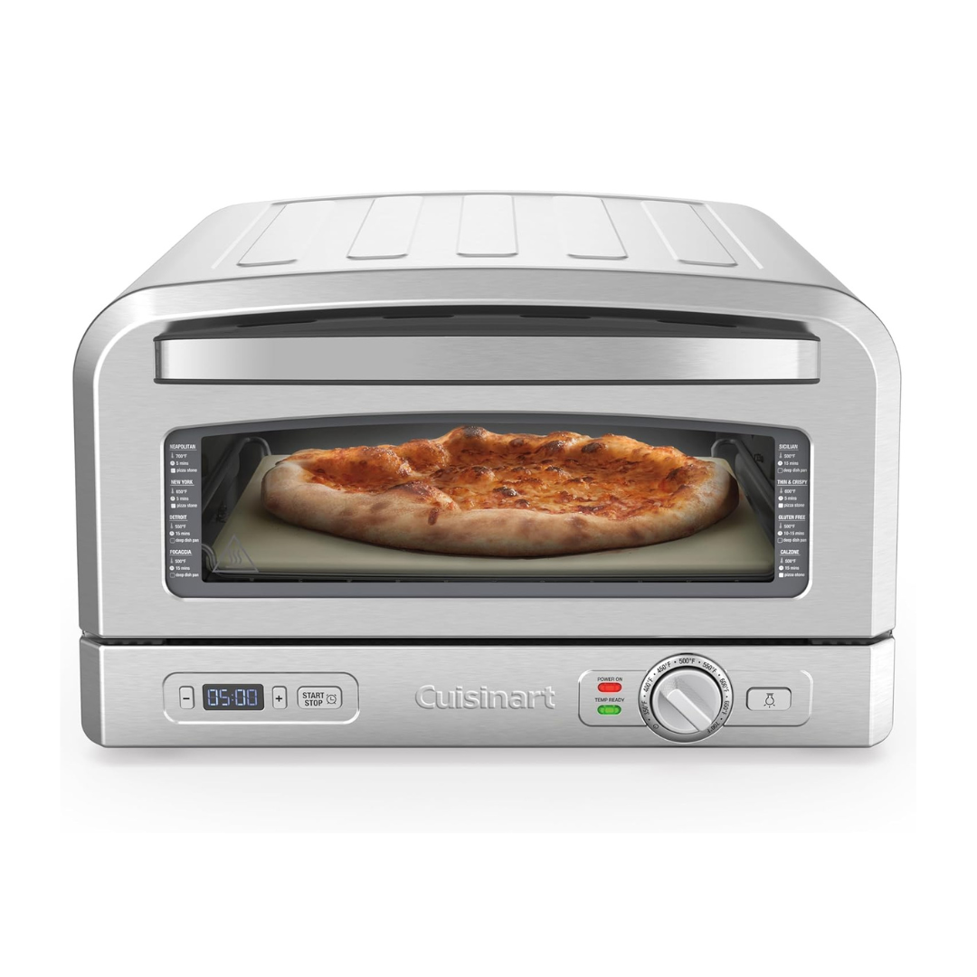 Cuisinart Stainless steel Hearth Electric Indoor/Outdoor Pizza Oven