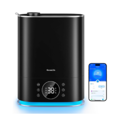 GoveeLife 7L Humidifiers for Bedroom, Smart Top-Fill Cool & Warm Mist Humidifier Large Room, Auto Mode, 70H Quiet Runtime