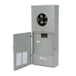 Siemens 200 -Amp 8 -Spaces 16 -Circuit Outdoor Main Breaker Meter Combo Load Center