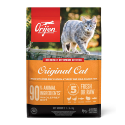 ORIJEN Grain Free High Protein Premium Dry Cat Food Original Recipe 12lb Bag