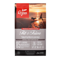 ORIJEN Grain Free High Protein Dry Dog Food Fit & Trim Recipe 23.5lb Bag