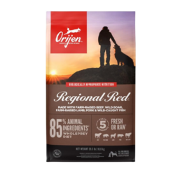 ORIJEN Grain Free Poultry Free High Protein Dry Dog Food Regional Red Recipe 23.5lb Bag