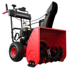 PowerSmart 26'' 252cc Two Stage Self-Propelled Gas Snow Blower w/ Electric Start MB7109B