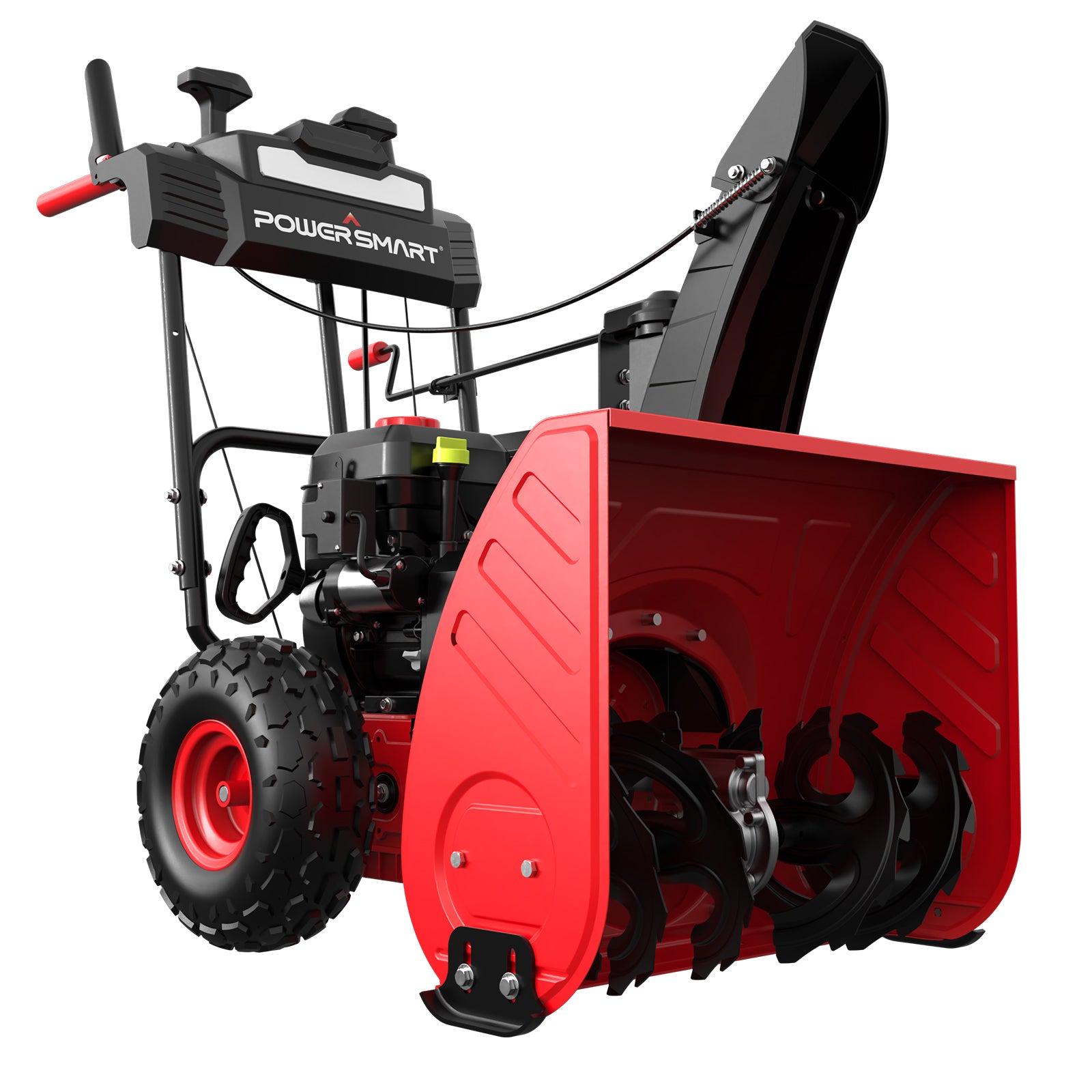 PowerSmart 26'' 252cc Two Stage Self-Propelled Gas Snow Blower w/ Electric Start MB7109B