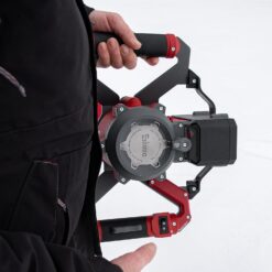 Eskimo E40 Electric Ice Fishing Auger, Full Power 40v Lithium-ion Battery, Lightweight Powerhead, Turbo Cutting System, Multi-Edge Blades, Red