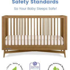 Delta Children Dylan 4-in-1 Convertible Crib, Acorn