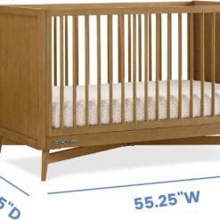 Delta Children Dylan 4-in-1 Convertible Crib, Acorn