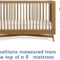 Delta Children Dylan 4-in-1 Convertible Crib, Acorn