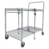 Bostitch 10.25-in L x 39.00-in H Rolling Chrome Steel Portable Work Bench