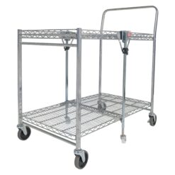 Bostitch 10.25-in L x 39.00-in H Rolling Chrome Steel Portable Work Bench