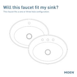 Moen Align Matte Black Single hole 1-handle WaterSense Low-arc Residential Handle Bathroom Sink Faucet with Drain with Deck Plate
