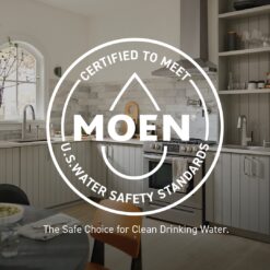 Moen Align Spot Resist Stainless Single Handle Deck-mount Pre-rinse Kitchen Faucet with Sprayer