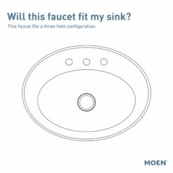 Moen Oil Rubbed Bronze 4-in centerset 2-handle WaterSense High-arc Commercial/Residential Handle Bathroom Sink Faucet with Drain with Deck Plate