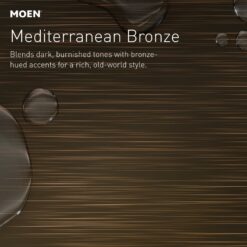 Moen Essie Mediterranean Bronze Single Handle Deck-mount Touchless Pull-down Kitchen Faucet with Sprayer (Includes Deck Plate) (Includes Soap Dispenser)