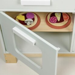 Tender Leaf Toys - La Fiamma Grand Kitchen - Two-Part Grand Wooden Kitchen with Accessories - Develops Social, Creative and Imaginative Skills, Gender-Neutral - Age 3+