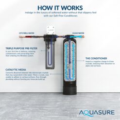 AQUASURE Serene Series Whole house filtration Dual-Stage 10-GPM 25 Micron